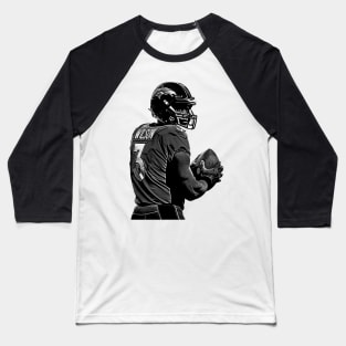 Russell Wilson || Vintage Pencil Drawing Baseball T-Shirt